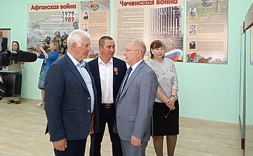 Сергей Мартынов принял участие в открытии в Республике Марий Эл мемориала в честь бойцов СВО