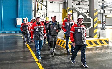 Сенаторы посетили промышленные предприятия и культурные объекты Республики Хакасия