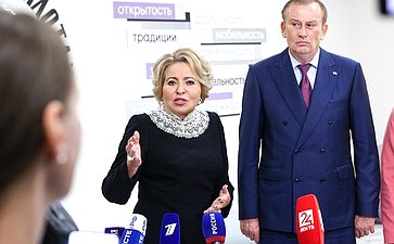 Валентина Матвиенко приняла участие в торжественном открытии Гатчинского центра образования «Высший пилотаж»
