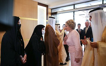 Встреча Председателя СФ Валентины Матвиенко с Председателем Федерального национального совета ОАЭ