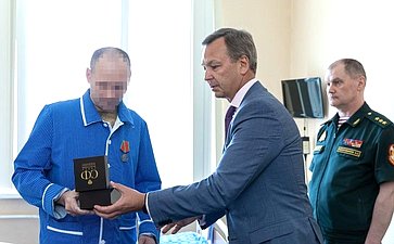Андрей Яцкин принял участие в церемонии вручения государственных наград военнослужащим национальной гвардии Российской Федерации
