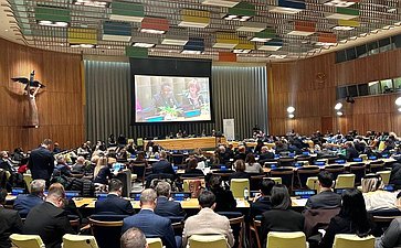 Андрей Денисов представил Российскую Федерацию на парламентских слушаниях на тему: «Парламенты и Организация Объединенных Наций: лучше действовать сообща, работая на благо народа»