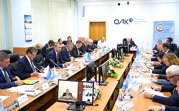 Сенаторы осмотрели цеха Иркутского авиационного завода – Филиала ПАО «Яковлев» и приняли участие в совещании «Перспективы развития гражданской авиации»