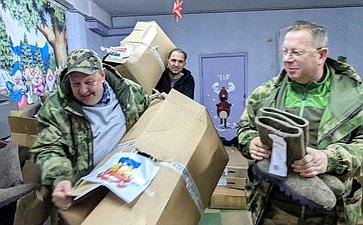 Андрей Хапочкин посетил зону проведения специальной военной операции