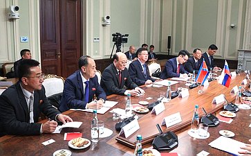 Инна Святенко провела встречу с руководителем группы содействия развитию корейско-российской дружбы в Верховном народном собрании Корейской Народно-Демократической Республики