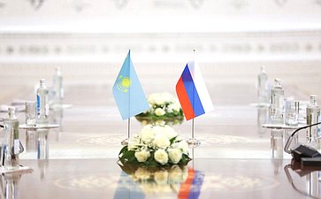 Встреча Председателя Совета Федерации Валентины Матвиенко с Председателем Сената Парламента Республики Казахстан Мауленом Ашимбаевым