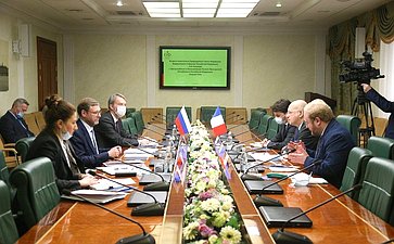 Встреча Константина Косачева с Чрезвычайным и Полномочным Послом Франции
