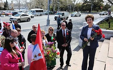 Екатерина Алтабаева приняла участие в автопробеге, приуроченном к проведению Международной акции «Диктант Победы»