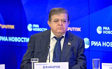 Первый заместитель председателя Комитета СФ по международным делам Владимир Джабаров