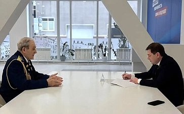 Владимир Нетёсов провел встречу в Воронеже с председателем региональной организации «Российский Союз ветеранов Афганистана»