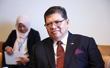 Встреча Председателя Совета Федерации Валентины Матвиенко с Председателем Палаты представителей Парламента Малайзии Джохари Абдулом