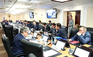 Заседание Комитета Совета Федерации по Регламенту и организации парламентской деятельности