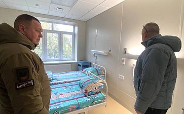 Игорь Кастюкевич посетил терапевтическое отделение в центральной городской больнице города Скадовска Херсонской области, которое запустили в эксплуатацию после капитального ремонта