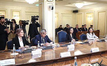 Встреча Председателя Совета Федерации Валентины Матвиенко с Помощником Президента Республики Узбекистан Саидой Мирзиёевой