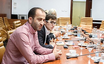 Встреча сенаторов с членами молодежного парламента Северной Осетии -2