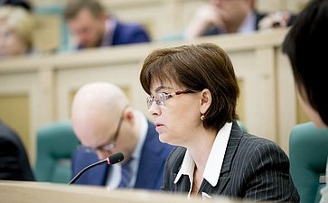 370-е заседание Совета Федерации Е. Попова