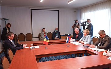 Встреча Председателя Совета Федерации Валентины Матвиенко и Председателя Парламента Республики Молдова Игоря Гросу