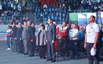 Александр Савин принял участие в открытии VIII Всероссийской Спартакиады среди трудящихся