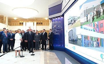 Председатель СФ Валентина Матвиенко и Министр энергетики РФ Сергей Цивилев приняли участие в торжественной церемонии подключения к природному газу социальных, спортивных и коммунально-бытовых объектов в четырёх субъектах Российской Федерации