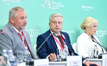 Сессия «Новые регионы России и Дальний Восток: вектор стратегического партнерства и перспективные точки роста экономики». X Восточный экономический форум