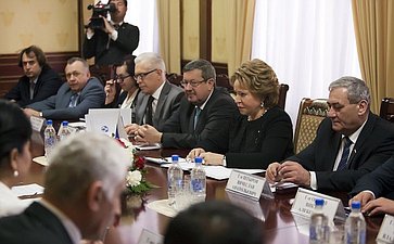 Визит делегации Совета Федерации во главе с В. Матвиенко в Таджикистан 27