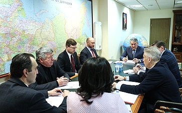 Совещание по вопросам подготовки к 36-му заседанию Межпарламентской комиссии по сотрудничеству Федерального Собрания РФ и Национального Собрания Республики Армения