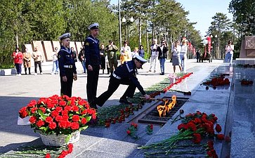 Екатерина Алтабаева приняла участие в акции «Огонь Памяти»