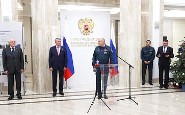 Открытие выставки «Служим Отечеству и МЧС России»