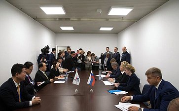 Встреча В. Матвиенко с главой Национального собрания Республики Корея Мун Хи Саном