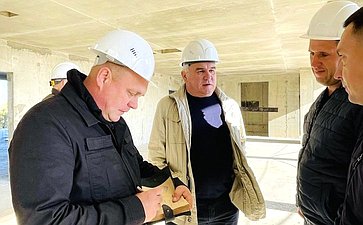 Игорь Кастюкевич посетил строительную площадку в Скадовске, где происходит комплексная застройка