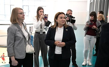 Сенаторы посетили Центр физкультурной и спортивной работы «Олимпия» Тюменского муниципального района
