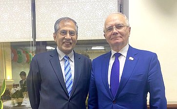 Фарит Мухаметшин провел встречу с Послом Индии в России Паваном Капуром
