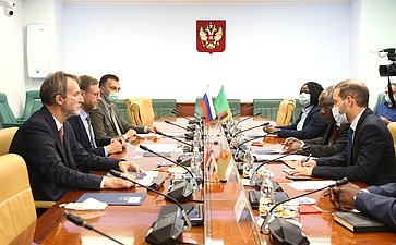 Константин Косачев провел встречу с Чрезвычайным и Полномочным Послом Республики Замбии в РФ