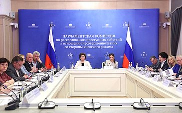 30 июня 2023 года. Заседание парламентской комиссии по расследованию преступлений в отношении несовершеннолетних со стороны киевского режима