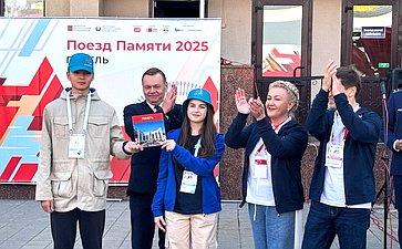 Участники культурно-образовательного проекта «Поезд Памяти» прибыли в белорусский город Гомель