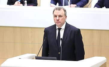 Полномочный представитель Президента Российской Федерации в Совете Федерации Артур Муравьев