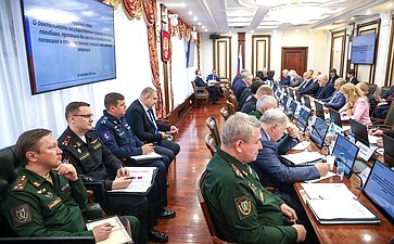 Круглый стол Комитета СФ по обороне и безопасности совместно с Комитетом СФ по социальной политике на тему «О деятельности государственных органов по поиску погибших, пропавших без вести и освобождению попавших в плен участников СВО»