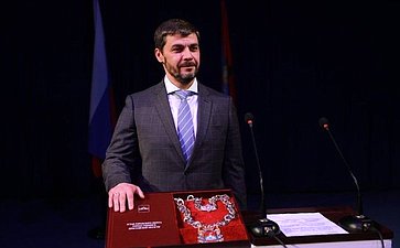 Сергей Березкин принял участие в торжественной церемонии официального вступления в должность главы города Рыбинска Дмитрия Рудакова