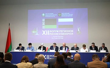 «Роль молодежных объединений в развитии трансграничных связей России и Беларуси». ХII Форум регионов России и Беларуси
