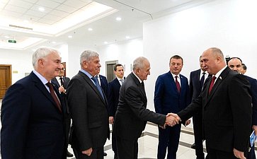 Встреча членов Координационного совещания с руководством Маджлиси намояндагон Маджлиси Оли Республики Таджикистан