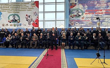 Светлана Кириллова приветствовала участников турнира по армейскому рукопашному бою, посвященного памяти Героя Советского Союза костромича Олега Юрасова