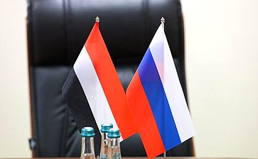 Встреча Ильяса Умаханова с чрезвычайным и полномочным послом Йеменской республики в РФ
