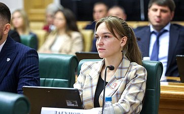 Заседание Палаты молодых законодателей при Совете Федерации