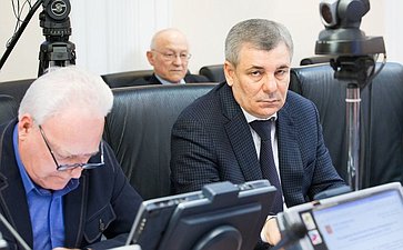 А. Лисицын и А. Каноков на заседании Комитета СФ по международным делам