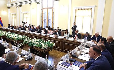 Делегация Совета Федерации приняла участие в работе Межпарламентской комиссии по сотрудничеству Федерального Собрания РФ и Национального Собрания Республики Армения