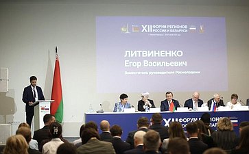 «Роль молодежных объединений в развитии трансграничных связей России и Беларуси». ХII Форум регионов России и Беларуси