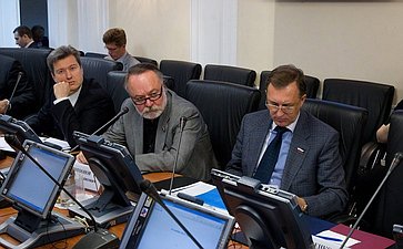 Участники совместного заседания Комитета СФ по международным делам и Комиссии Совета законодателей РФ по проблемам международного сотрудничества