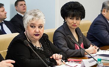 И. Тихонова Заседание Комитета Совета Федерации по науке, образованию и культуре