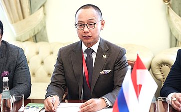Встреча первого заместителя Председателя СФ Андрея Яцкина с заместителем председателя Народного консультативного конгресса Республики Индонезии