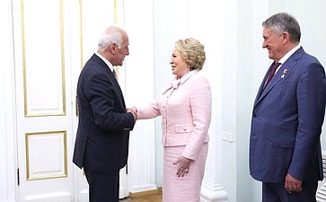 Встреча Председателя Совета Федерации Валентины Матвиенко и Президента Республики Армения Ваагна Хачатуряна